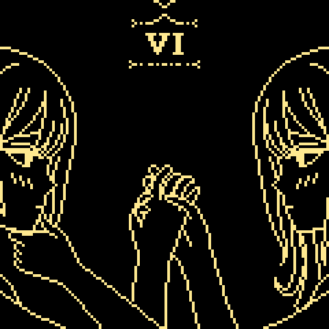 "The Lovers" pixel art thumbnail